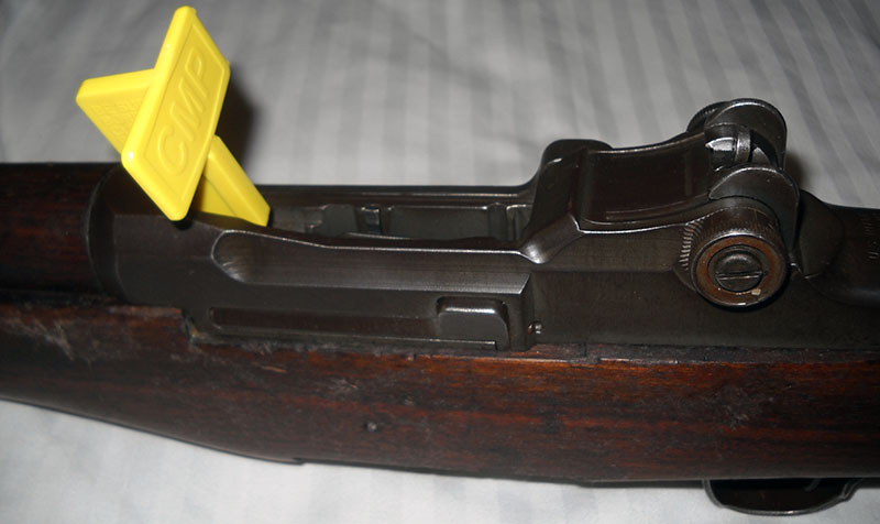 detail, M1 action, left side, open