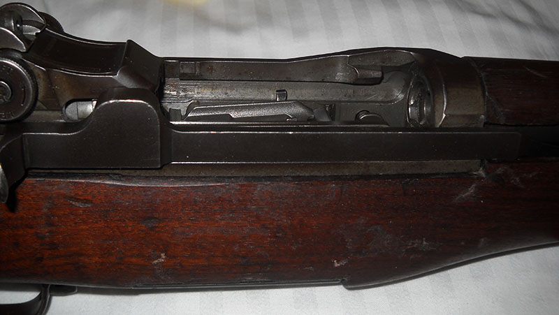 detail, M1 action, right side, open