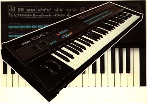 Kate's Yamaha DX7.